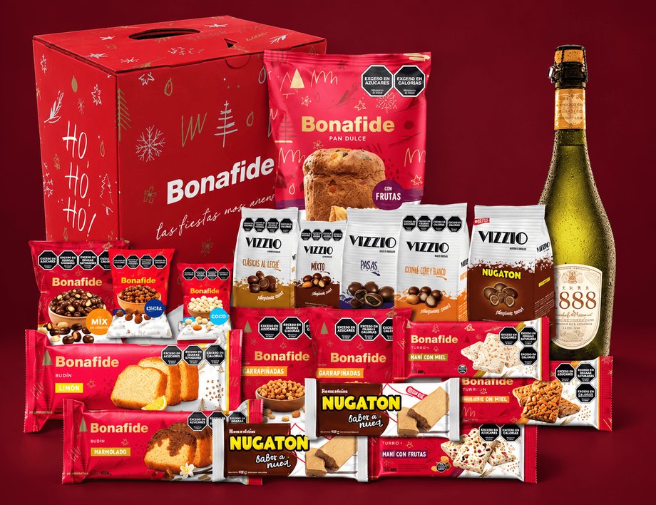 Caja navideña Bonafide Medium y sus productos